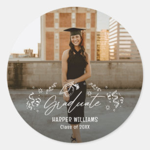 Künstlerisch Doodles Abschluss Stickers Umschlag A