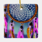 Künstlerisch Dream Catcher Keramikornament (Vorderseite)