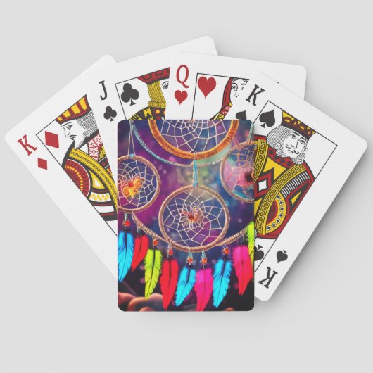 Künstlerisch Dream Catcher Spielkarten (Rückseite)