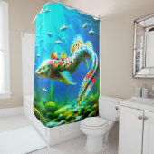 Künstlerisch Eel Duschvorhang (Beispiel)