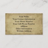 Künstlerisch - einsamer Stark Tree & Crow Visitenkarte (Rückseite)