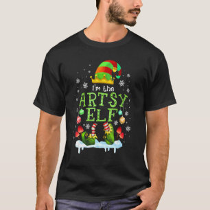 Künstlerisch Elf Weihnachten Ich bin Künstlerisch T-Shirt