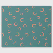 Künstlerisch Enso Brush Stroke Geschenkpapier (Flach)