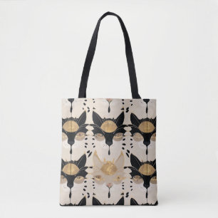 Künstlerisch farbenfrohe Jugendstil-Katalogmuster Tasche