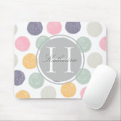 Künstlerisch farbig pastellfarbener Pollenpunkt Mousepad (Mit Mouse)