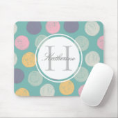Künstlerisch farbig pastellfarbener Pollenpunkt Mousepad (Mit Mouse)