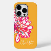 Künstlerisch-farbige Blume Case-Mate iPhone Hülle (Rückseite)