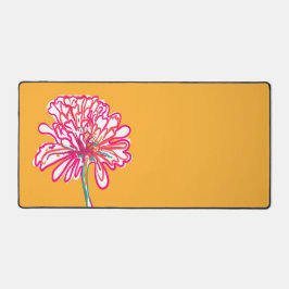 Künstlerisch farbige Blume Schreibtischunterlage