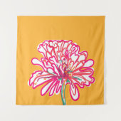 Künstlerisch farbige Blume Wandteppich (Vorderseite)