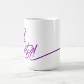 KÜNSTLERISCH FARTSY PAINTBRUSH von Jeff Willis Art Kaffeetasse (Mittel)