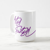 KÜNSTLERISCH FARTSY PAINTBRUSH von Jeff Willis Art Kaffeetasse (Vorderseite Links)