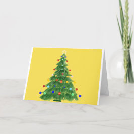 Künstlerisch Feliz Navidad Feiertagskarte