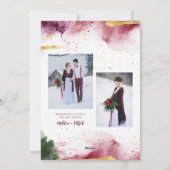 Künstlerisch Frohe Weihnachten 3 Foto (Rückseite)