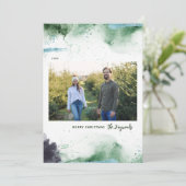 Künstlerisch Frohe Weihnachten 3 Foto (Stehend Vorderseite)