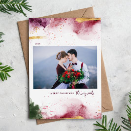 Künstlerisch Frohe Weihnachten Foto