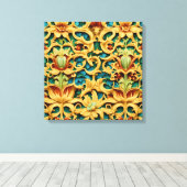 Künstlerisch gearbeitete Canvas Print: Umgestalten Leinwanddruck (Insitu (Holzboden))