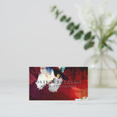 Künstlerisch gebürstete Farbe Visitenkarte (Stehend Vorderseite)