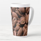 Künstlerisch geröstete Kaffeebohnen Milchtasse (Rechte Ecke)