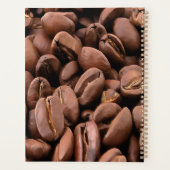 Künstlerisch geröstete Kaffeebohnen Planer (Rückseite)