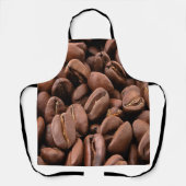 Künstlerisch geröstete Kaffeebohnen Schürze (Vorderseite)