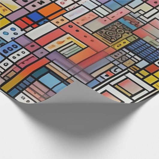 künstlerisch geschenkpapier (Ecke)