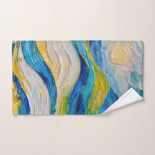 Künstlerisch gestrichen handtuch (Handtuch)