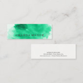 künstlerisch | Interior Design | Abstrakt Art Pain Mini Visitenkarte (Vorne/Hinten)