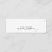 künstlerisch | Interior Design | Abstrakt Art Pain Mini Visitenkarte (Rückseite)