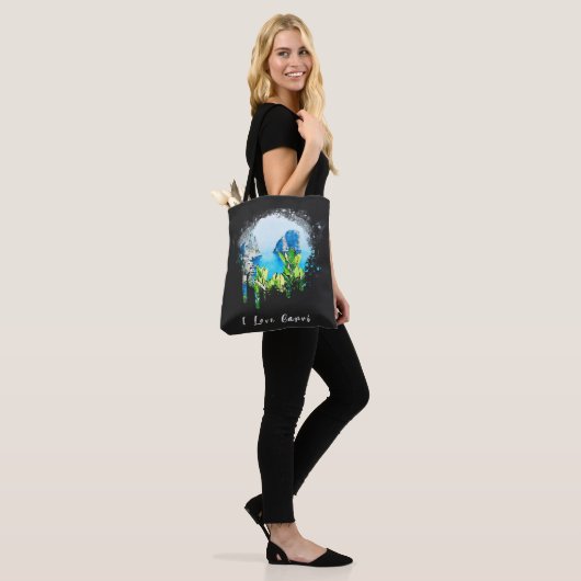 *~* Künstlerisch ITALIEN CAPRI Insel Italienisch Tasche (Am Model)