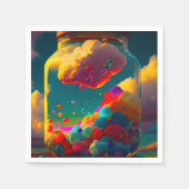 Künstlerisch Jar Serviette (Vorderseite)