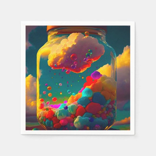 Künstlerisch Jar Serviette (Vorderseite)