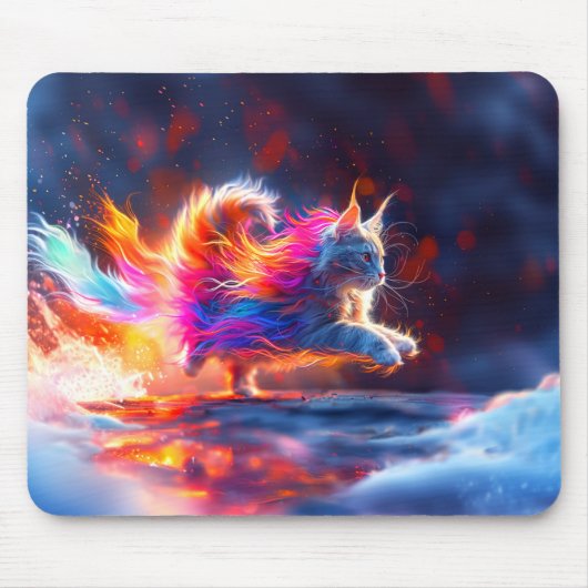 Künstlerisch Kitten Mousepad (Vorne)