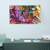 Künstlerisch Kitty Cat Banner (Messeveranstaltung)