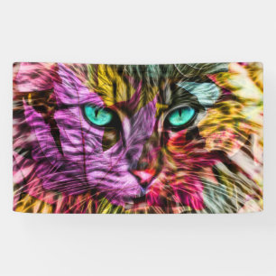 Künstlerisch Kitty Cat Banner