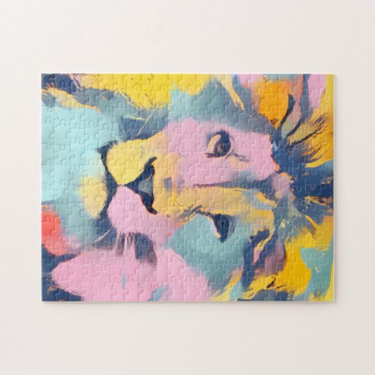 Künstlerisch Lion Puzzle (Horizontal)