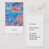 Künstlerisch modern Beruflich Visitenkarte (Vorne/Hinten)