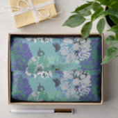 Künstlerisch Modernes Blumenmuster Seidenpapier (Geschenk)
