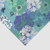 Künstlerisch Modernes Blumenmuster Seidenpapier (Detail)