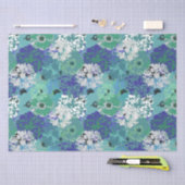 Künstlerisch Modernes Blumenmuster Seidenpapier (Handwerk)