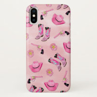 Künstlerisch Niedlich Girl Pink Aquamarin Cowgirl