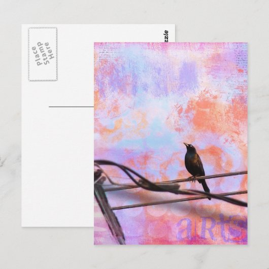 Künstlerisch Postkarte (Vorne/Hinten)