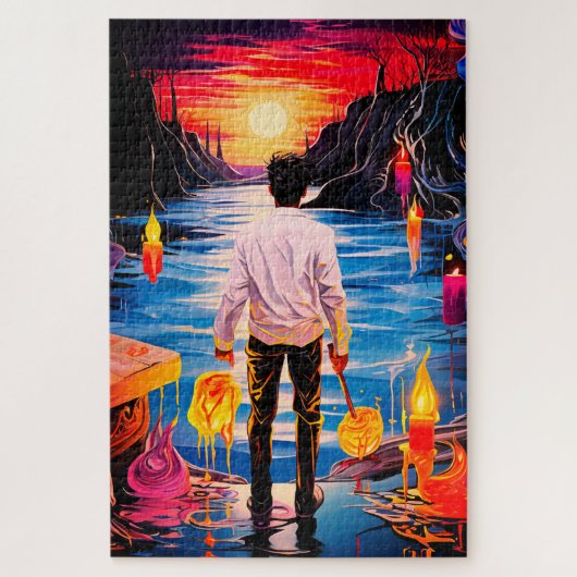 Künstlerisch Puzzle (Vertikal)