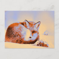 *~* Künstlerisch Red Fox Ap18 Artistic Painting Wi