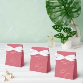 Künstlerisch romantisch-rosa Kalligrafie Geschenkschachtel