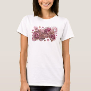 Künstlerisch Rosa PINK DREAM Custom T-Shirt