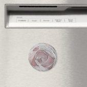 künstlerisch rosa Rosa Magnet (In Situ (Geschirrspüler))