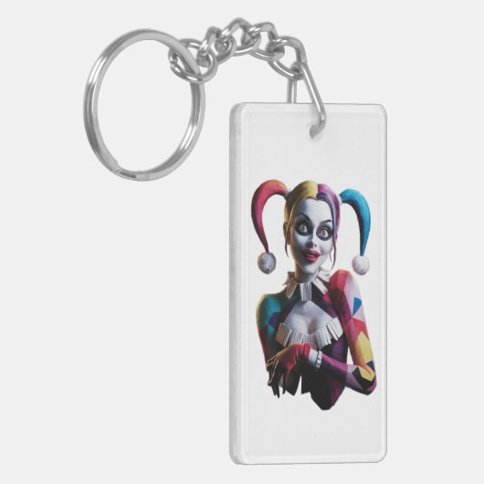 künstlerisch schlüsselanhänger (Vorderseite links)