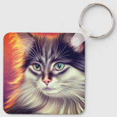 Künstlerisch Schlüsselanhänger (Rückseite)