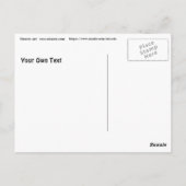 Künstlerisch spielerisch geometrisch farbig Abstra Postkarte (Rückseite)