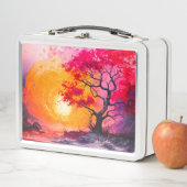 Künstlerisch Sunset Metall Brotdose (Beispiel)